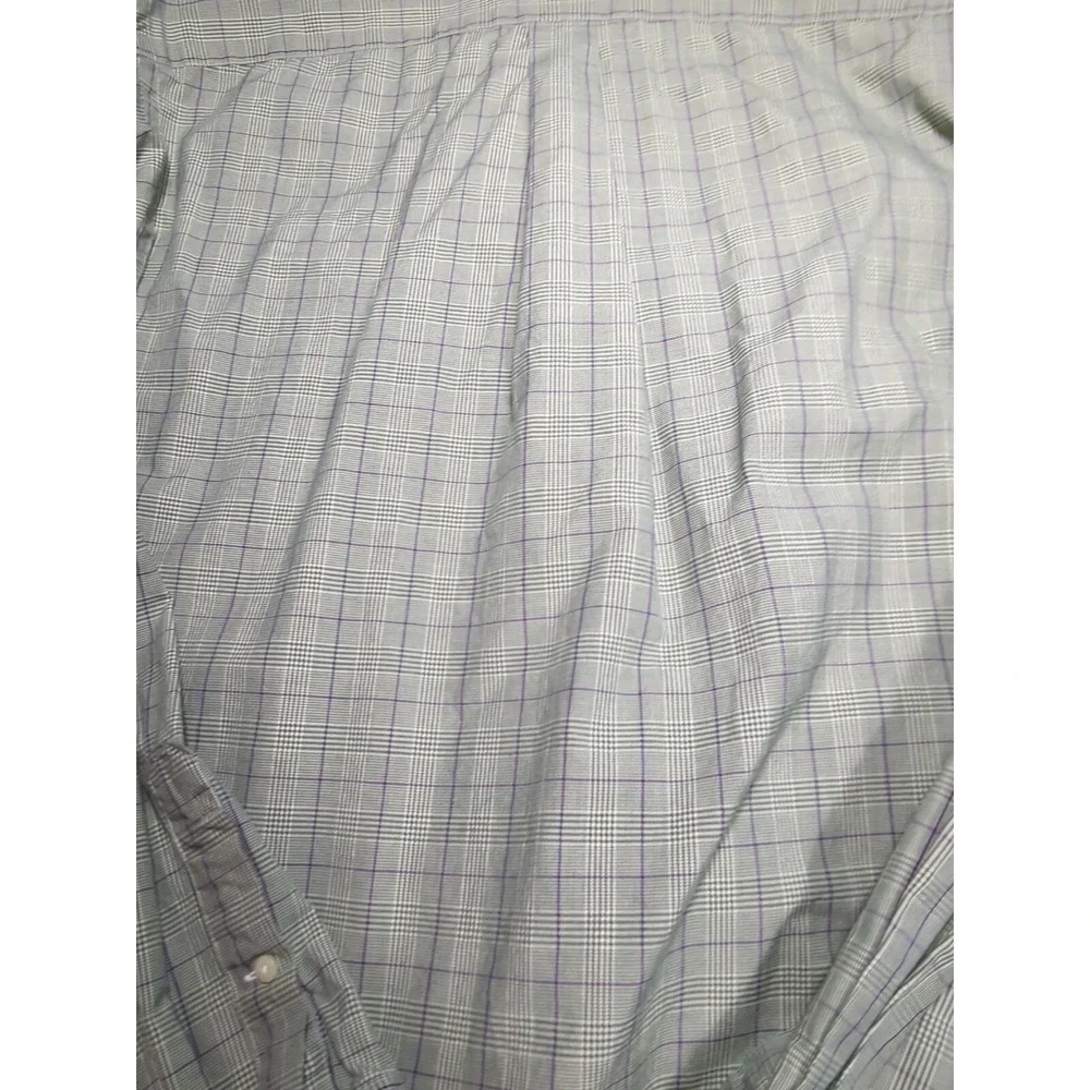 Vtg Blue Tag Polo Ralph Lauren‎ Long Sleeve Button Down Large Shirt Purple Green